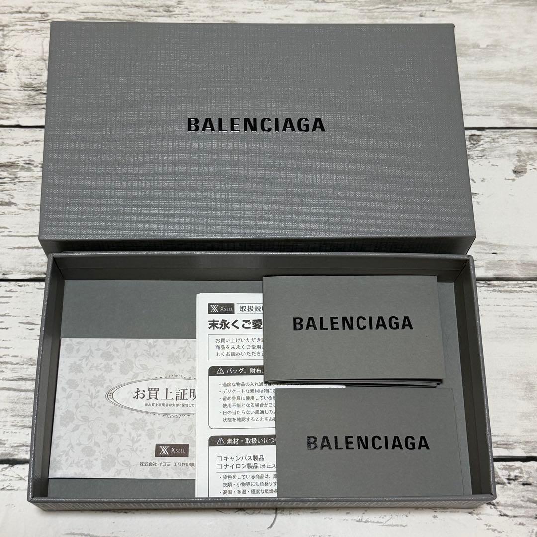 【美品】BALENCIAGA バレンシアガ 長財布 エブリデイ レザー