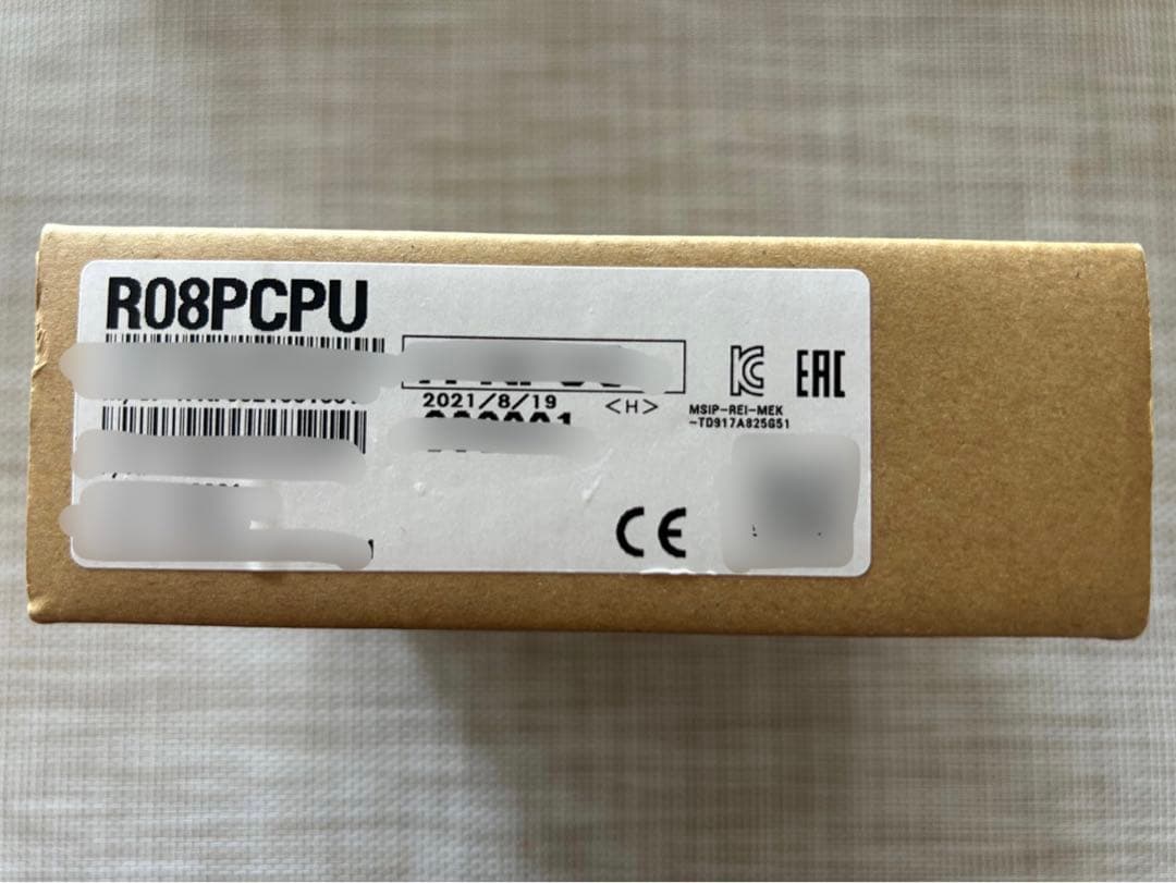 新品、未使用　三菱電機　R08PCPU シーケンサ　IQ-R