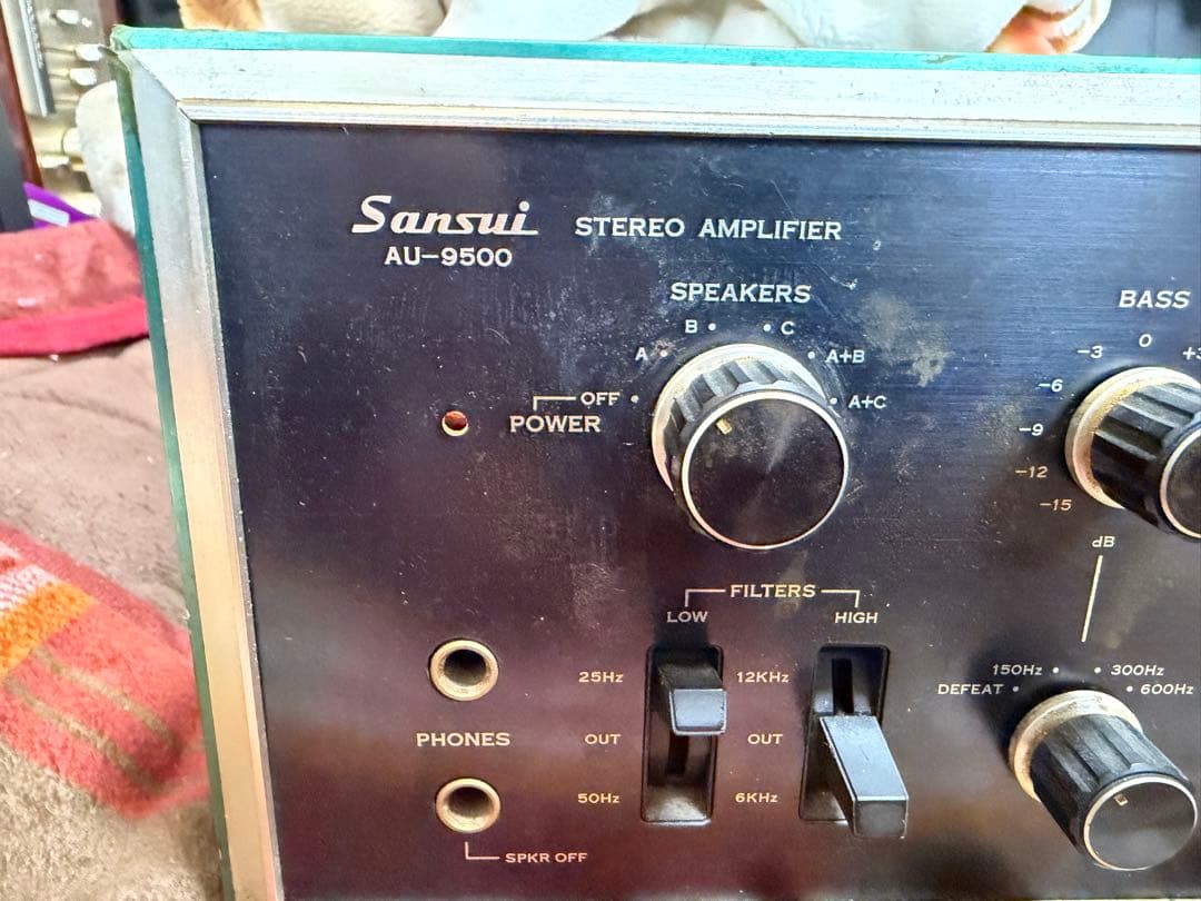 サンスイ au-9500 プリメインアンプ 動作品