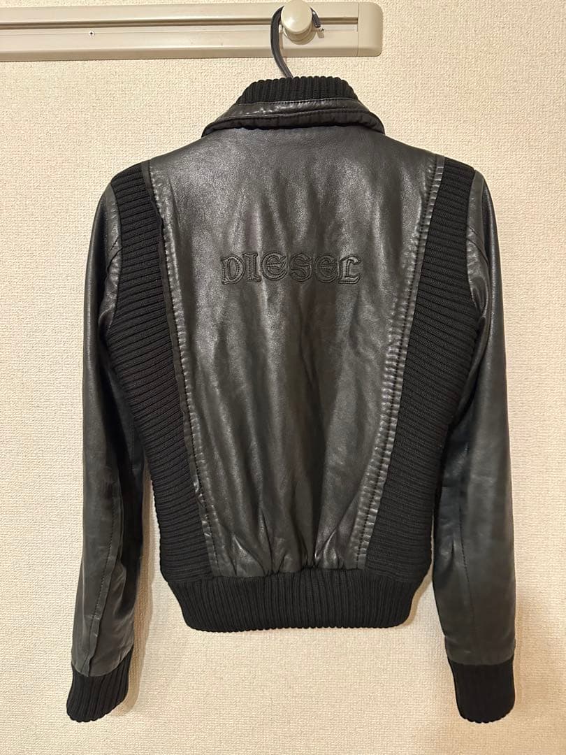59b3d454DIESEL ディーゼル ラムレザージャケット