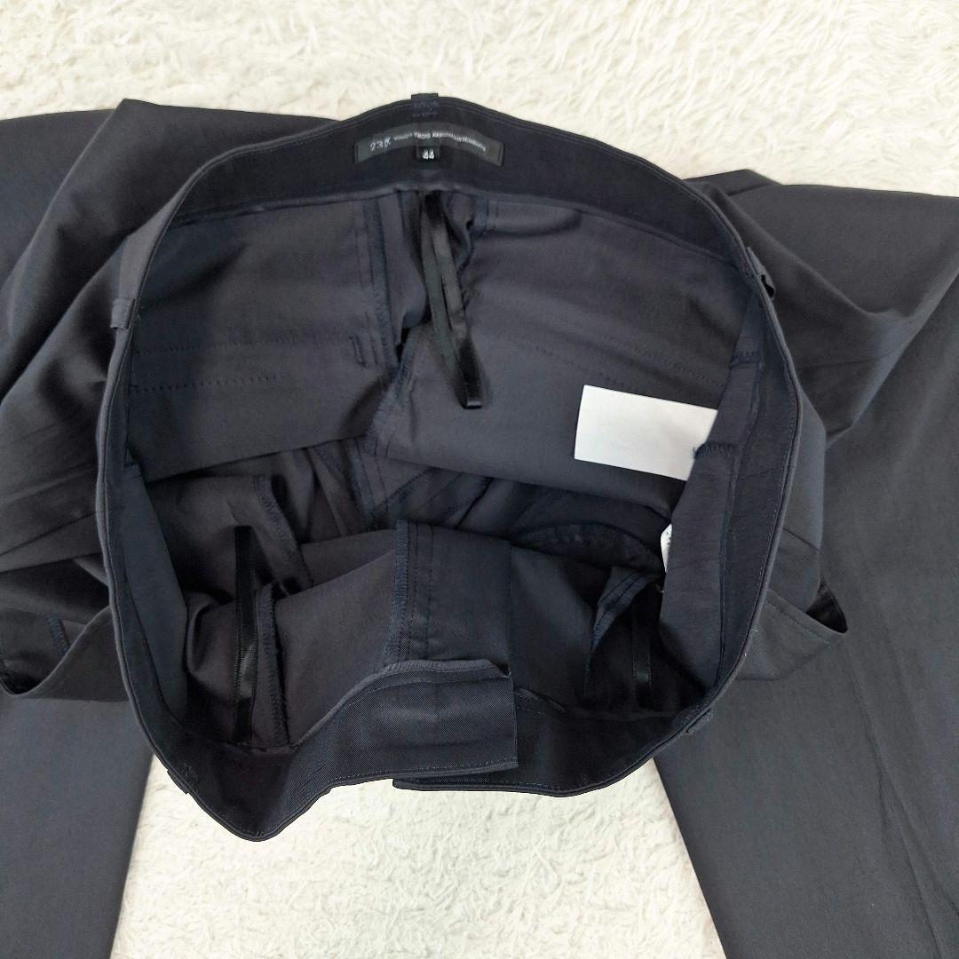 大きいサイズ44✨23区　レディース　ビジネス　パンツスーツ　セットアップ　黒