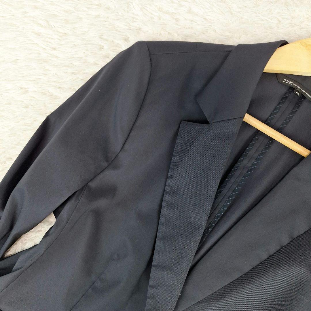 大きいサイズ44✨23区　レディース　ビジネス　パンツスーツ　セットアップ　黒