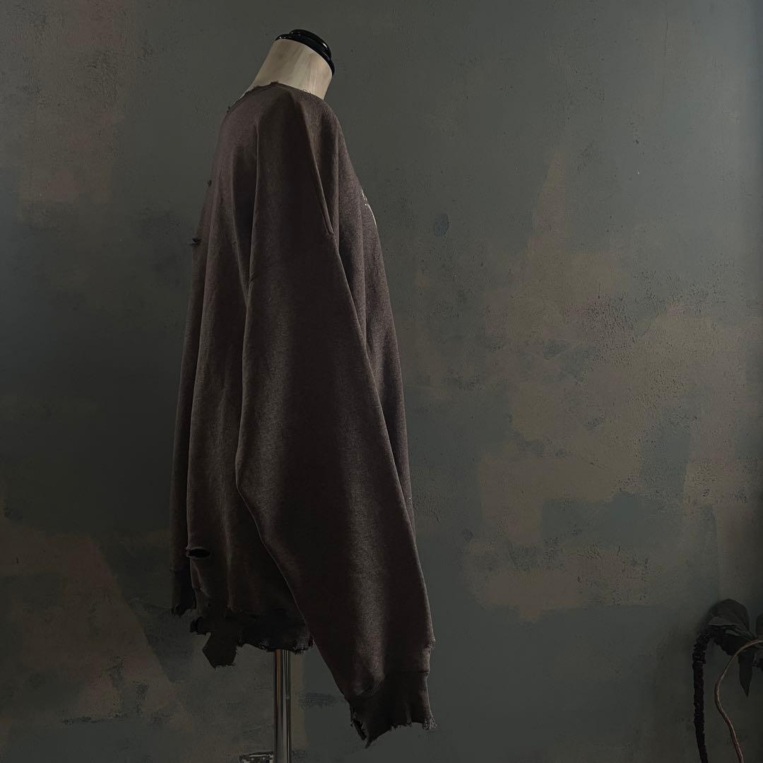 90s born paint“ grange”グレー”XL“boro sweat