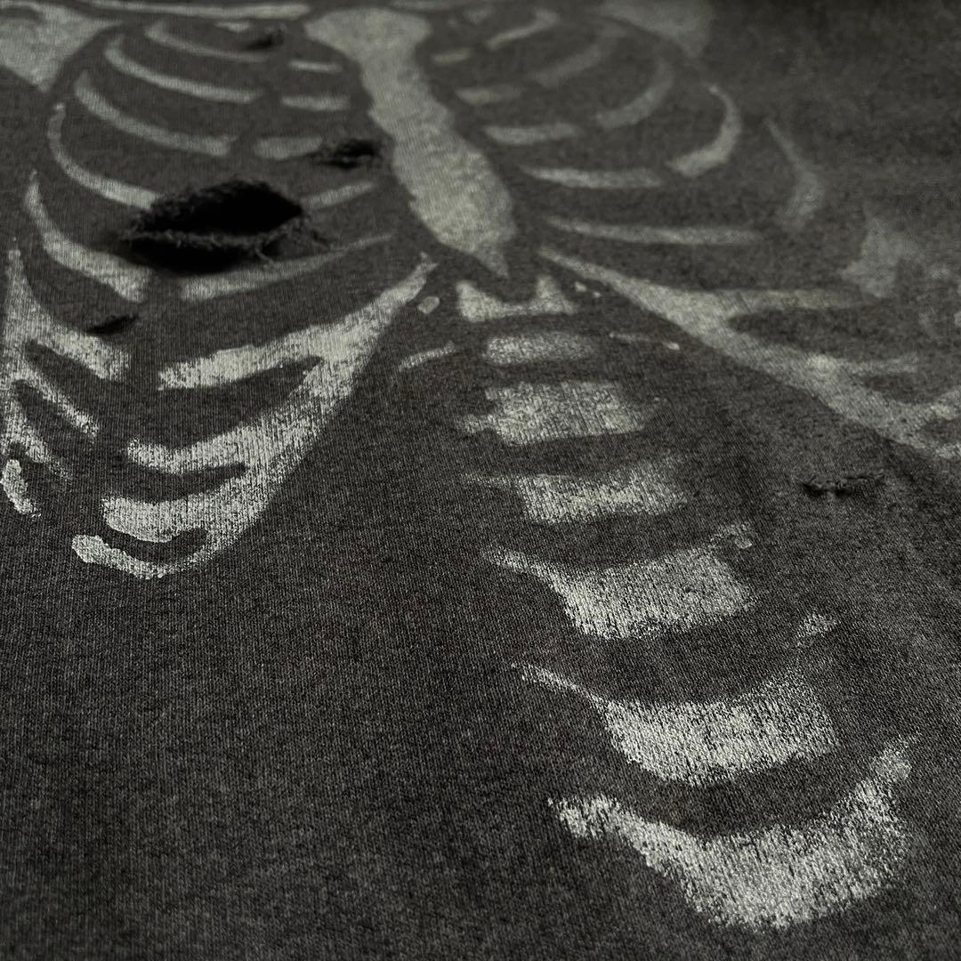 90s born paint“ grange”グレー”XL“boro sweat