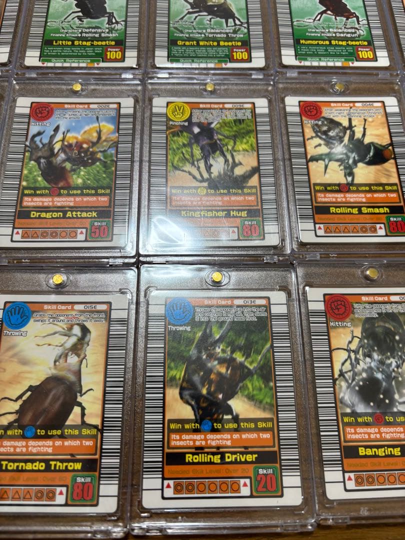 ムシキング　英語　26枚セット