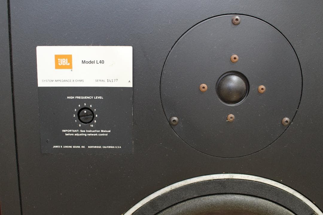 JBL L40Aスピーカー（ペア）