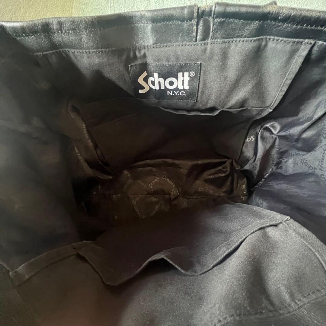 ★ Schott ワンスター レザー ライダース トートバッグ 本革★