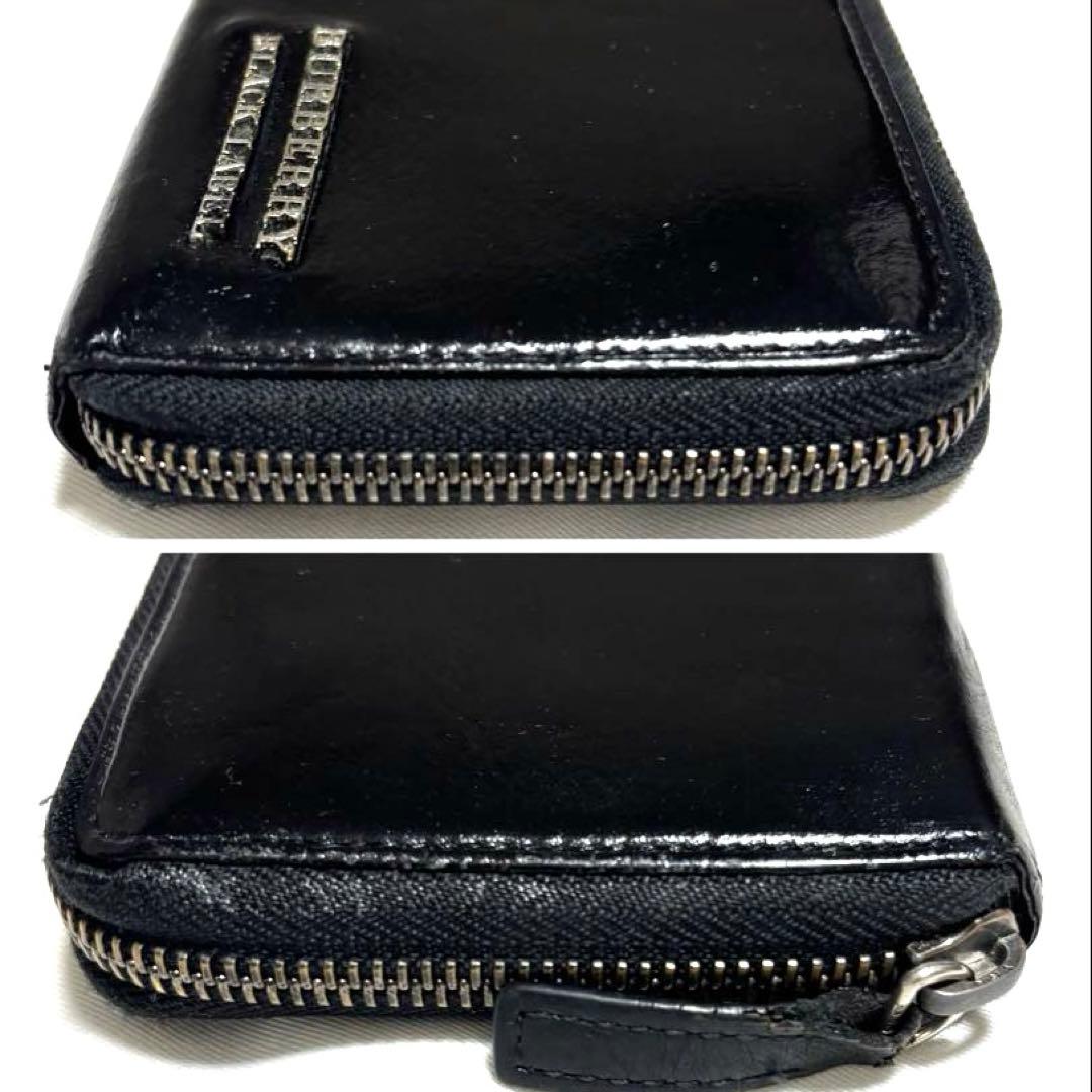 ✨極希少✨BURBERRY◆バーバリー ◆ブラック◆メタルロゴ◆フルレザー