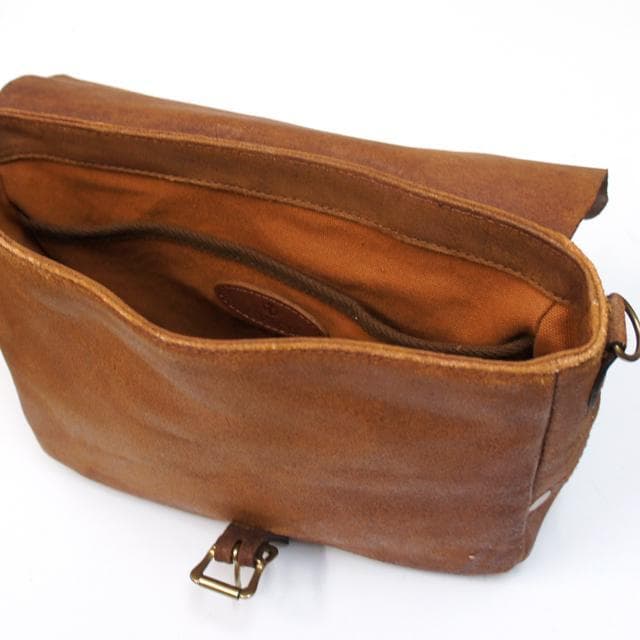 新品未使用VASCO ブラウンレザー メッセンジャーバッグ