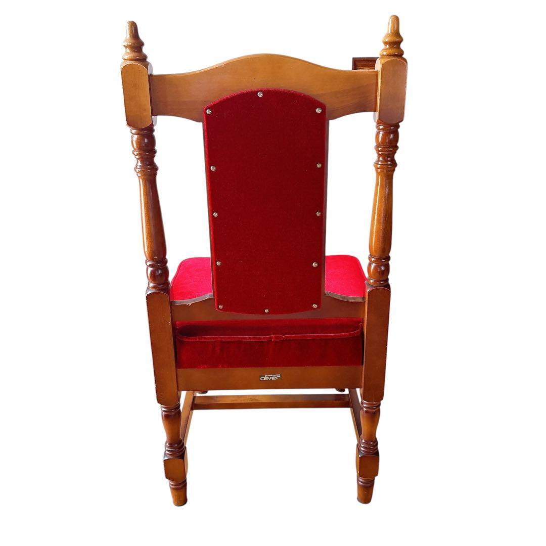 oliver オリバー アンティークチェア クラシック　ベルベット　1人用