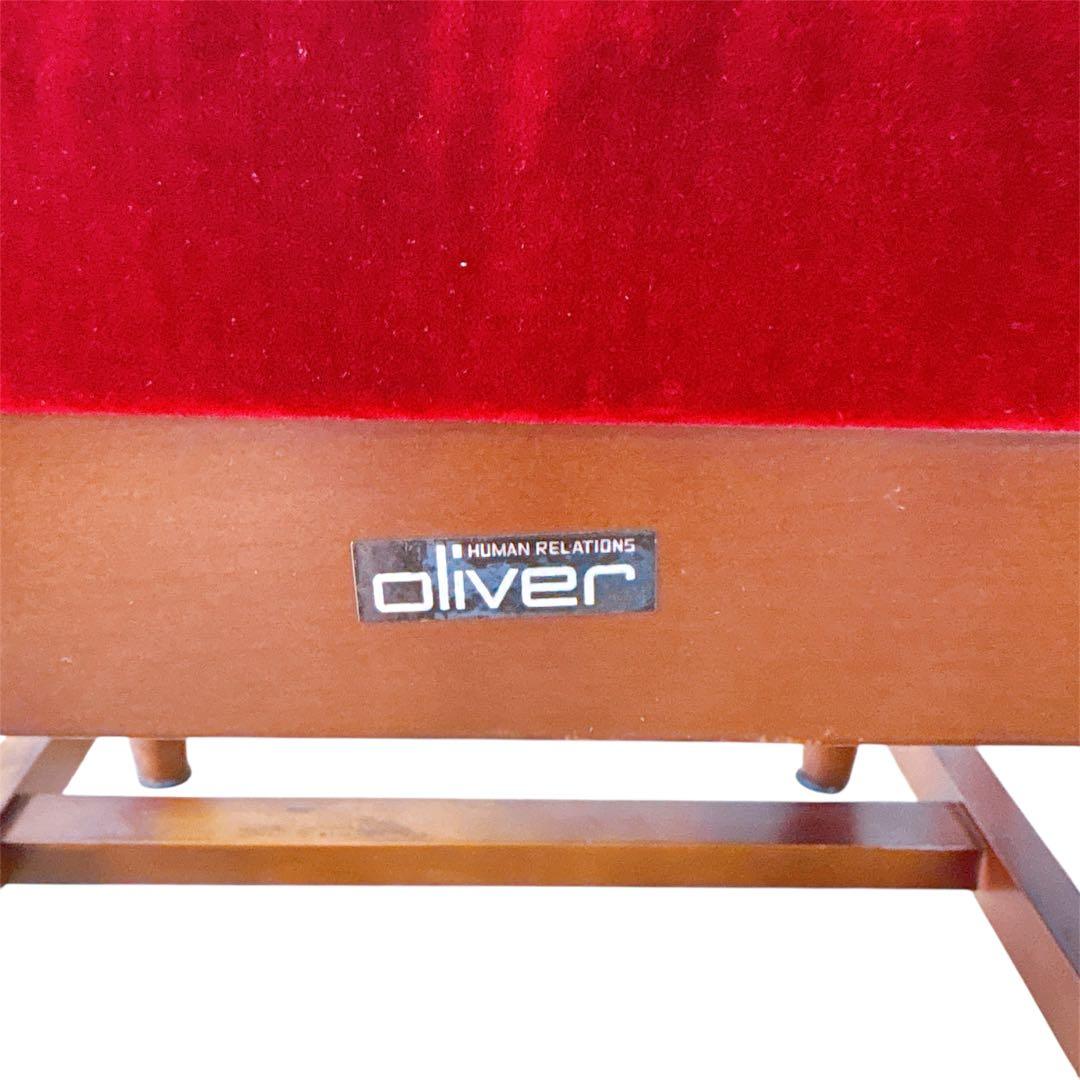 oliver オリバー アンティークチェア クラシック　ベルベット　1人用