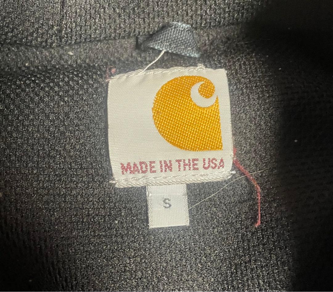 Carhartt フード付きブラックジャケット Sサイズ