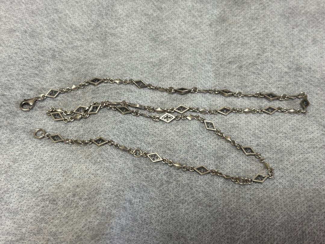 PATRICK COX シルバー925 ネックレス チェーン 百合モチーフ