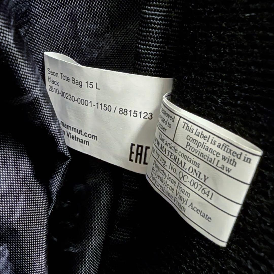 マムート セオン トート バッグ 2810-00230 ブラック