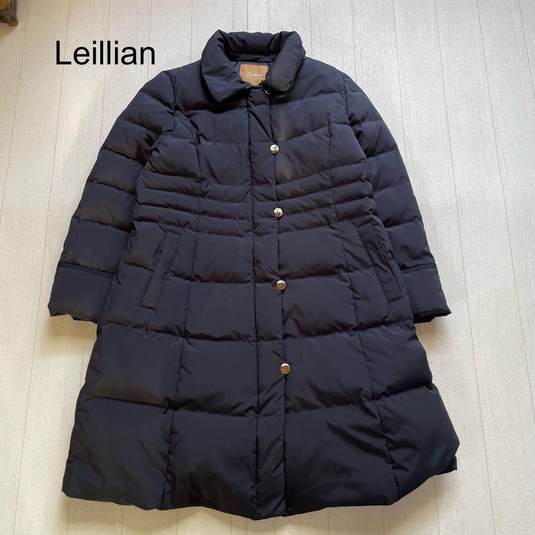 Leilian WHITE LABEL ショールダウンコート　ブラック　13