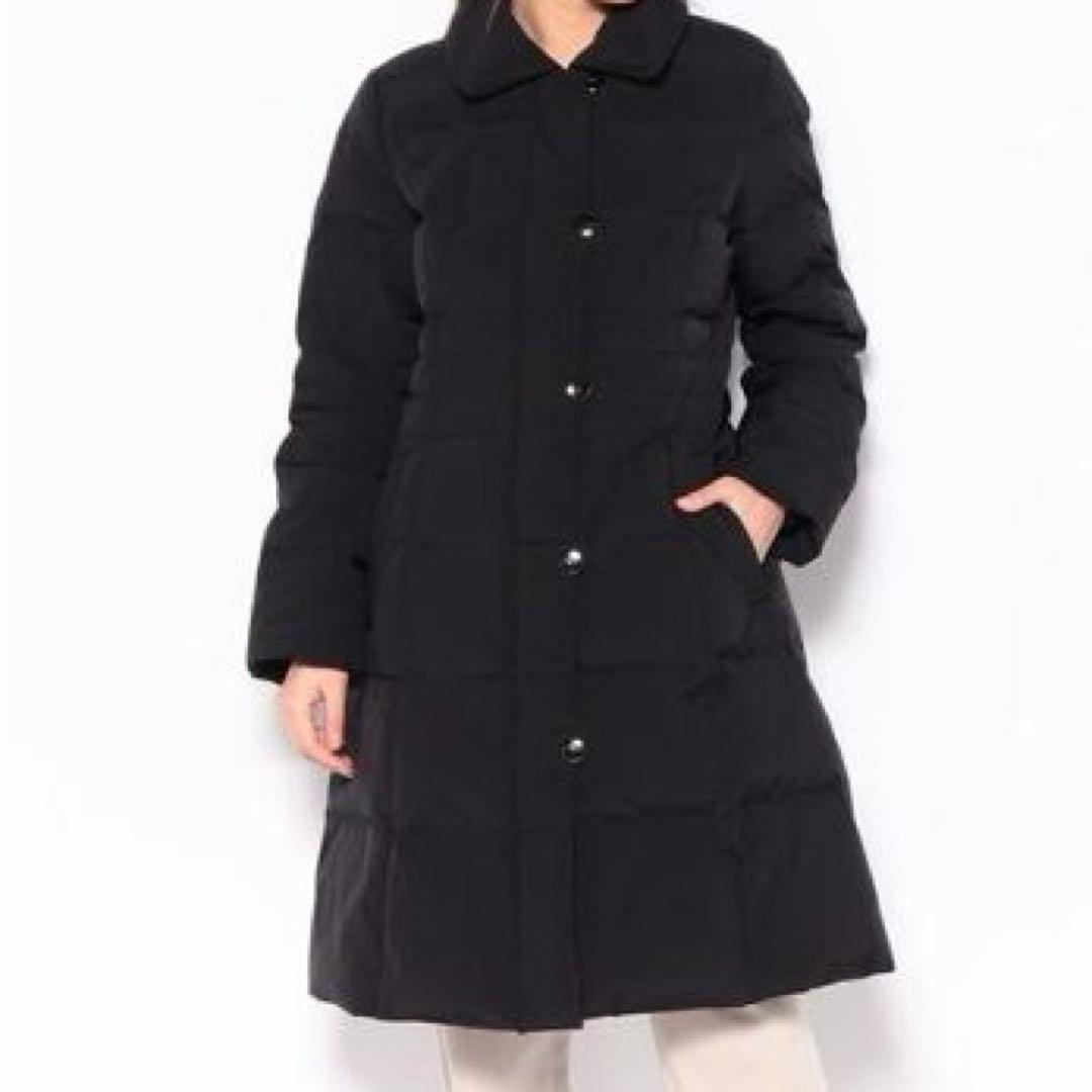 Leilian WHITE LABEL ショールダウンコート　ブラック　13