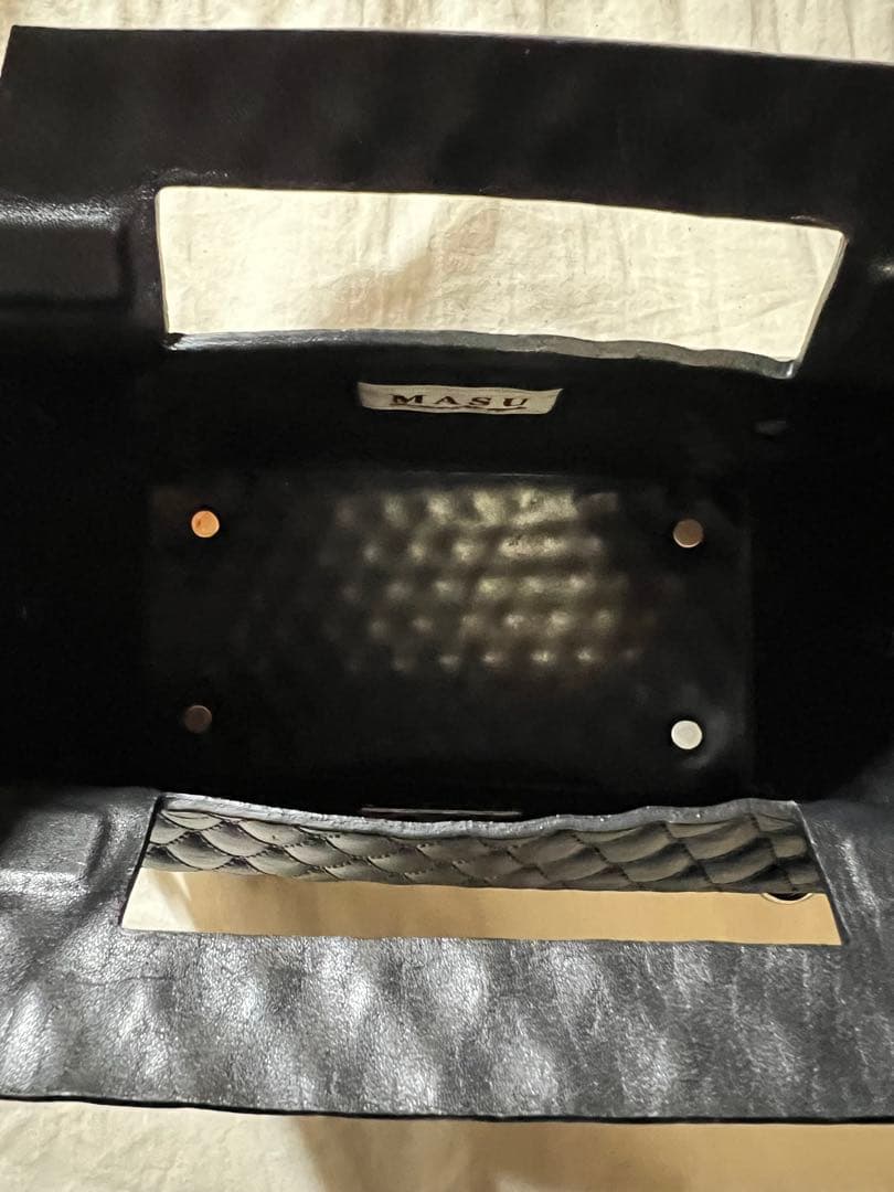 バッグ MASU LEATHER CAKE BAG 25AW