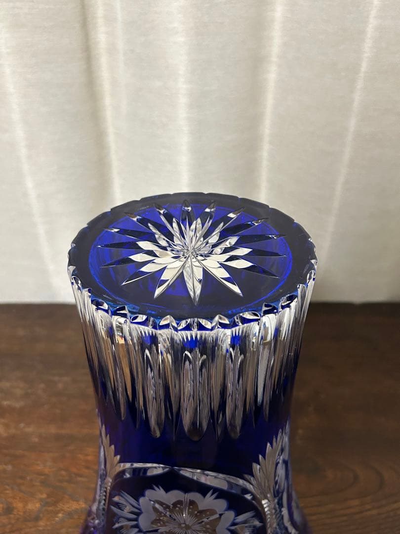 ドレスデン　クリスタル　花瓶　花入