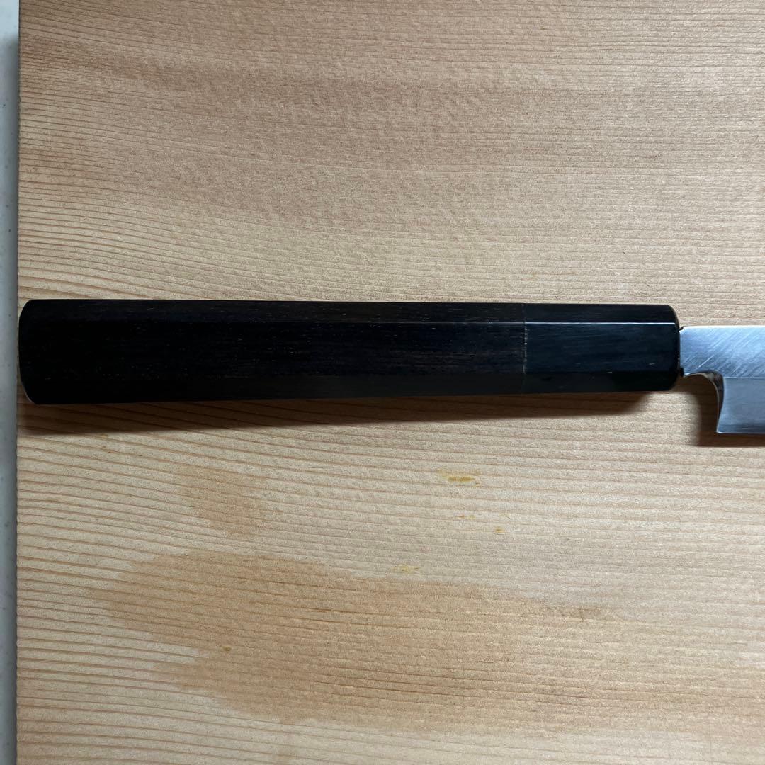 東源正虎？　フグ引き包丁　青鋼　天然砥石で本刃付け済み❗️