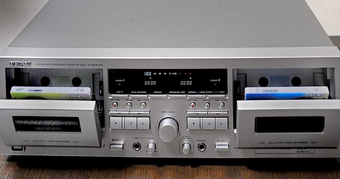 ★TEAC W-890R MKⅡ　録る聴く演奏する！を快適にBGMカセットデッキ
