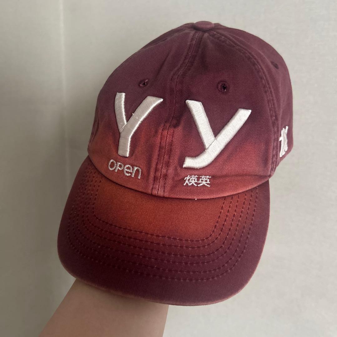 open yy 帽子 キャップ 赤 韓国