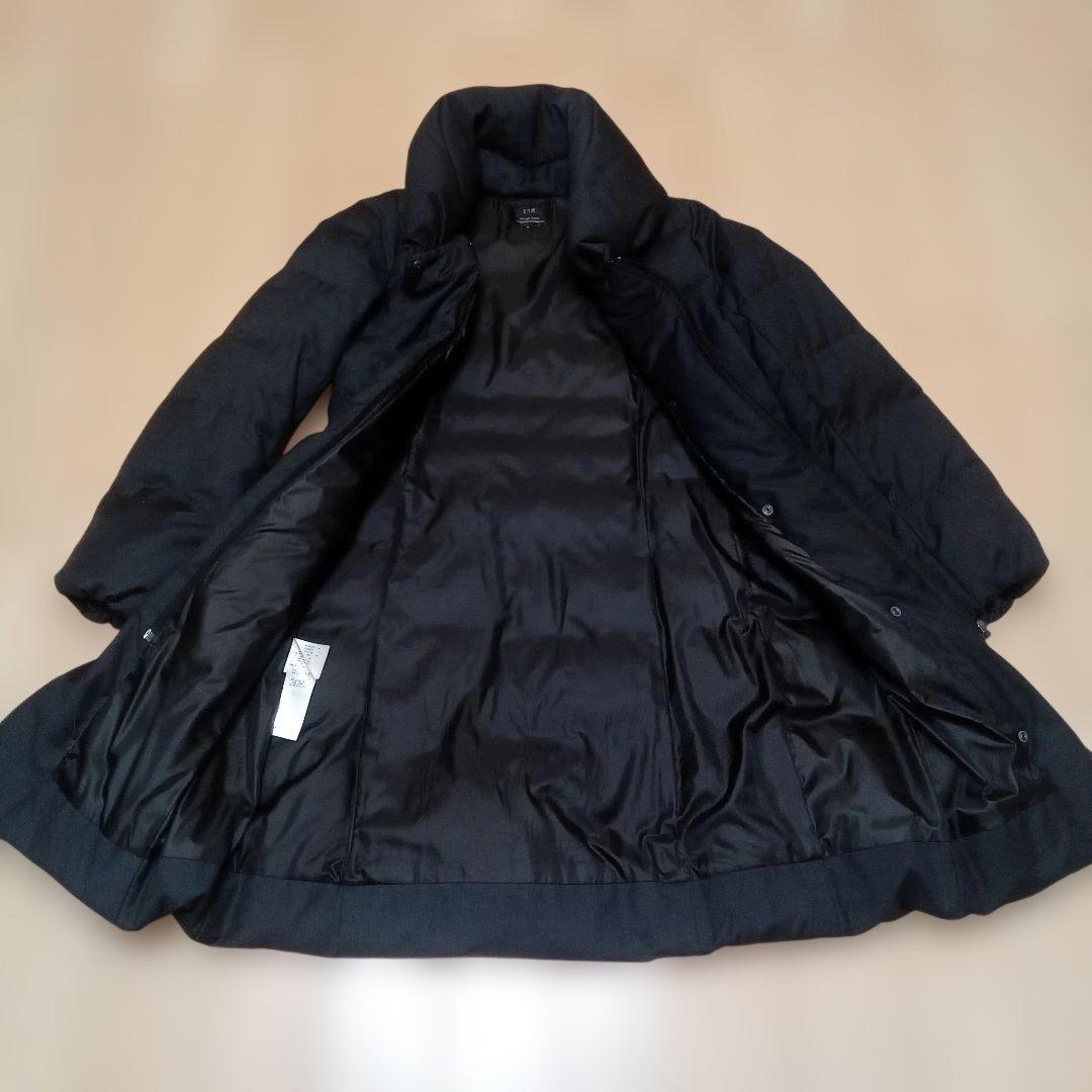 23区 ロングダウンコート ショールカラー 女優襟　38