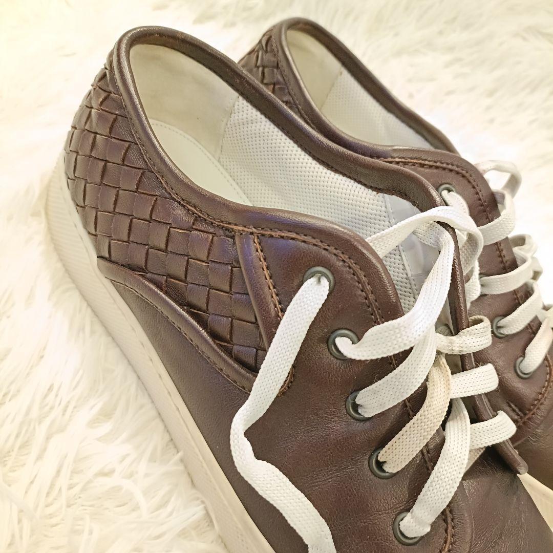BOTTEGA✨️　ブラウン　スニーカー　26cm ボッテガ・ヴェネタ