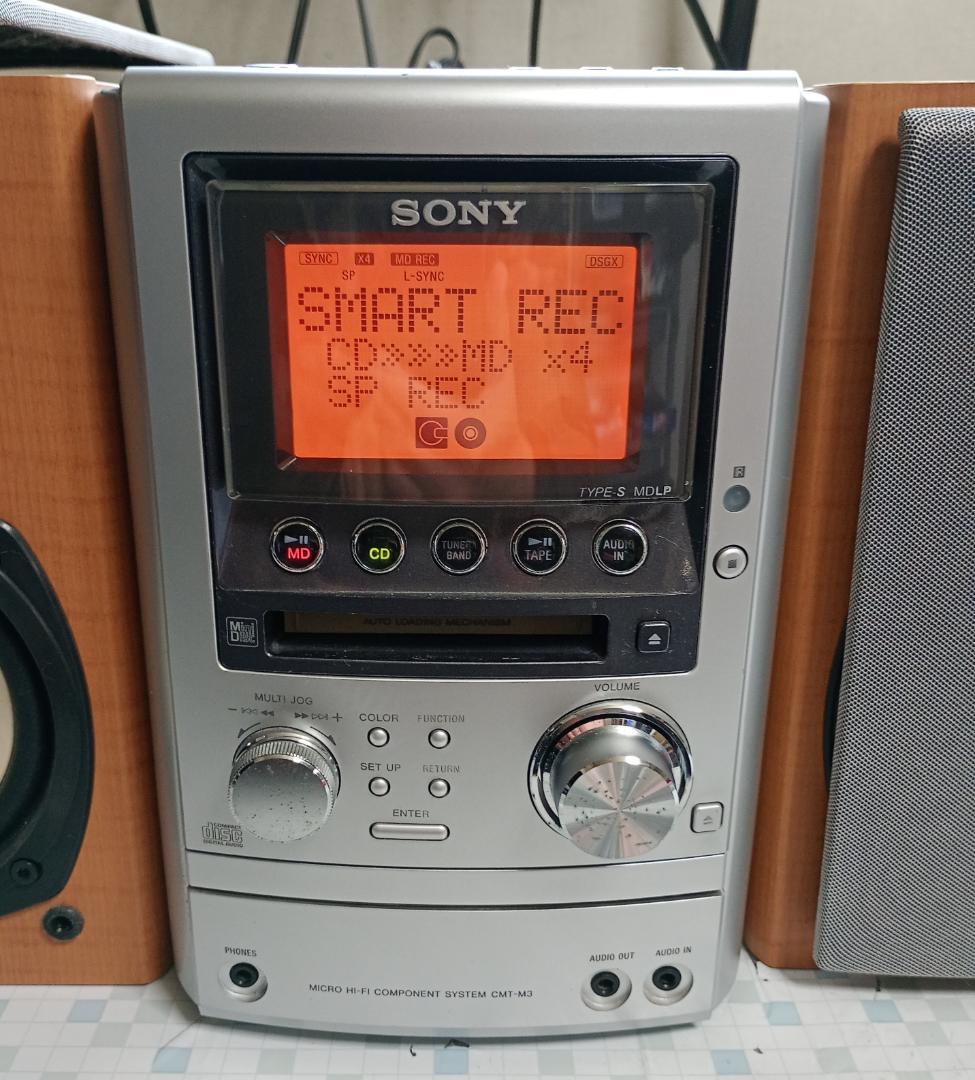 SONY MD/CD/カセット/BT対応 オールインワンコンポ 動作良好
