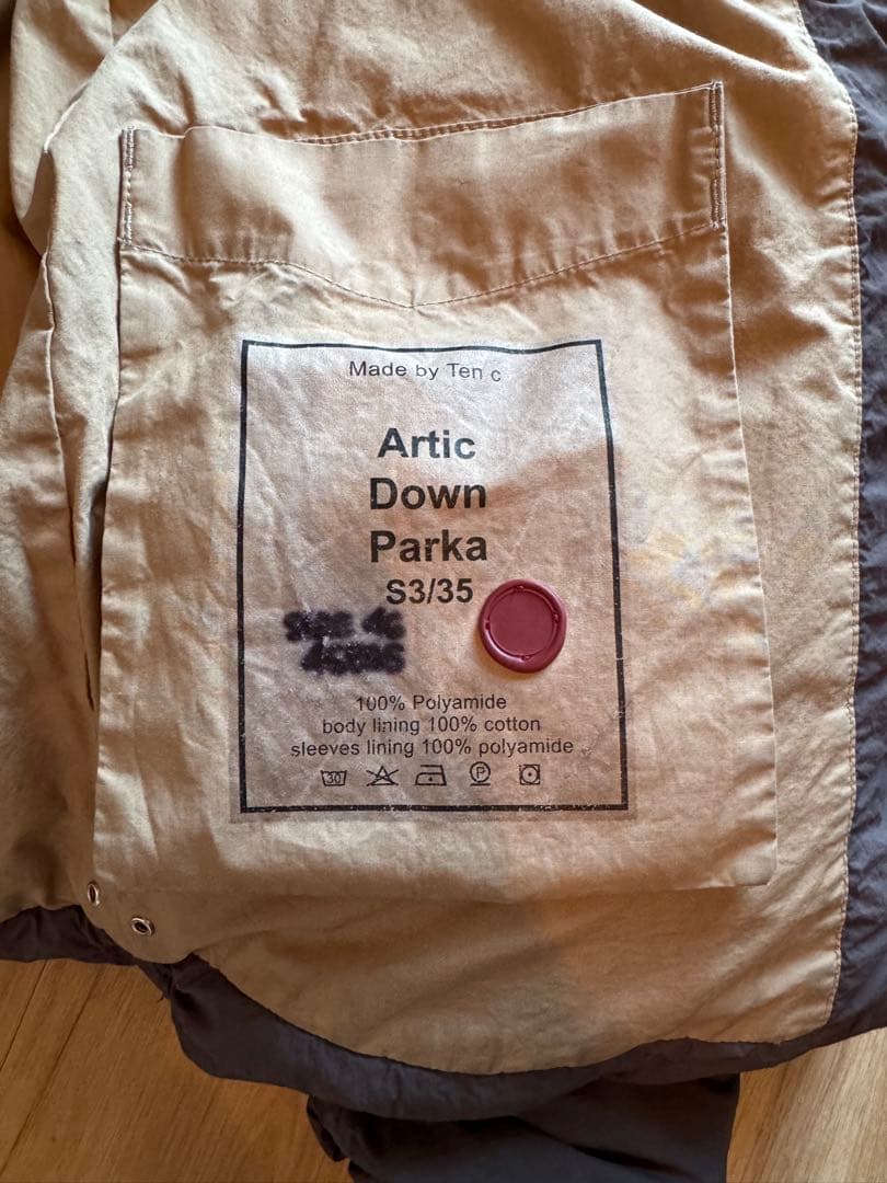 ジャケット・アウター ten-c arctic down parka