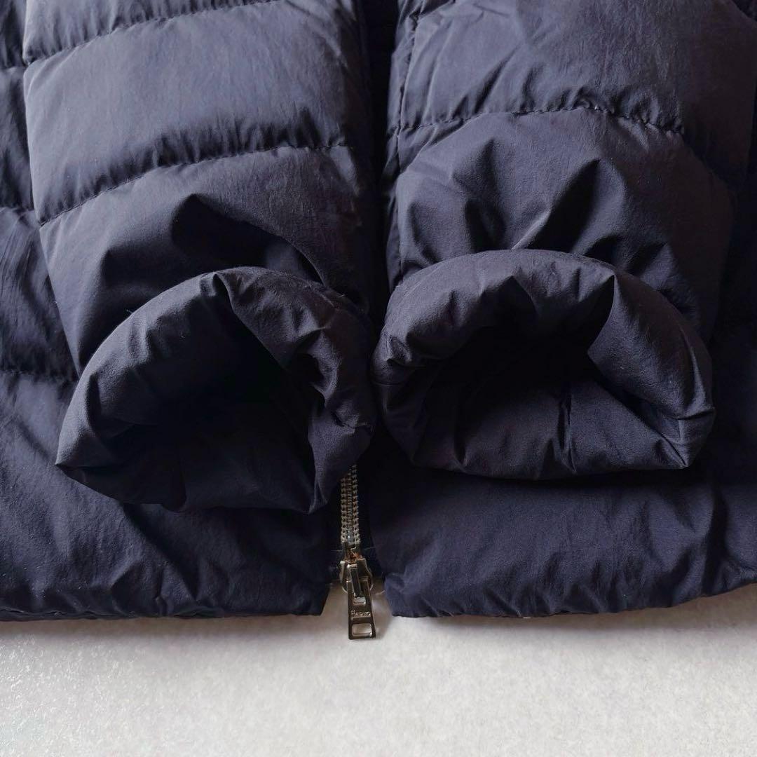 極美品★HERNO｜定価15万 スタンドカラー ダウンコート ネイビー 40