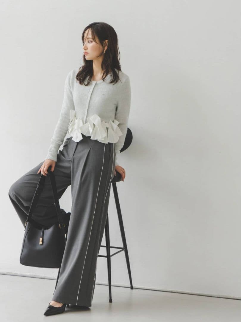 【2025AW今季新作】リボンモチーフカーディガン SNIDEL