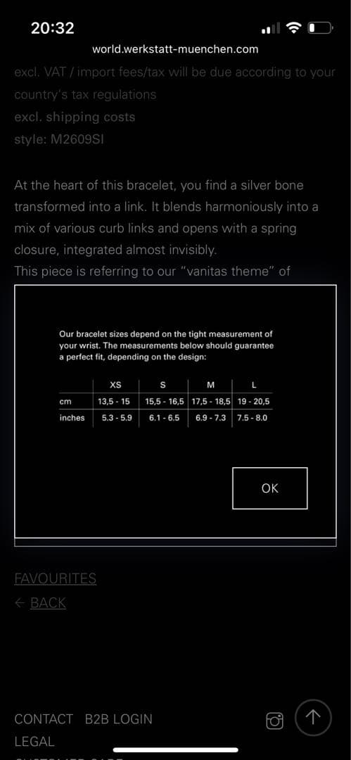 Werkstatt Munchen ワークスタットミュンヘン　ブレスレット