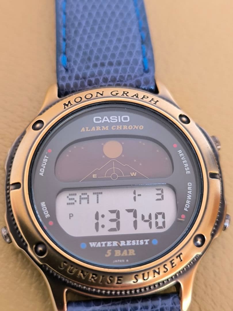 【希少】カシオ ムーングラフ(MOON GRAPH)【GMW-62】