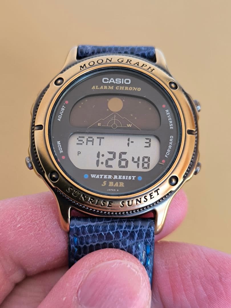 【希少】カシオ ムーングラフ(MOON GRAPH)【GMW-62】