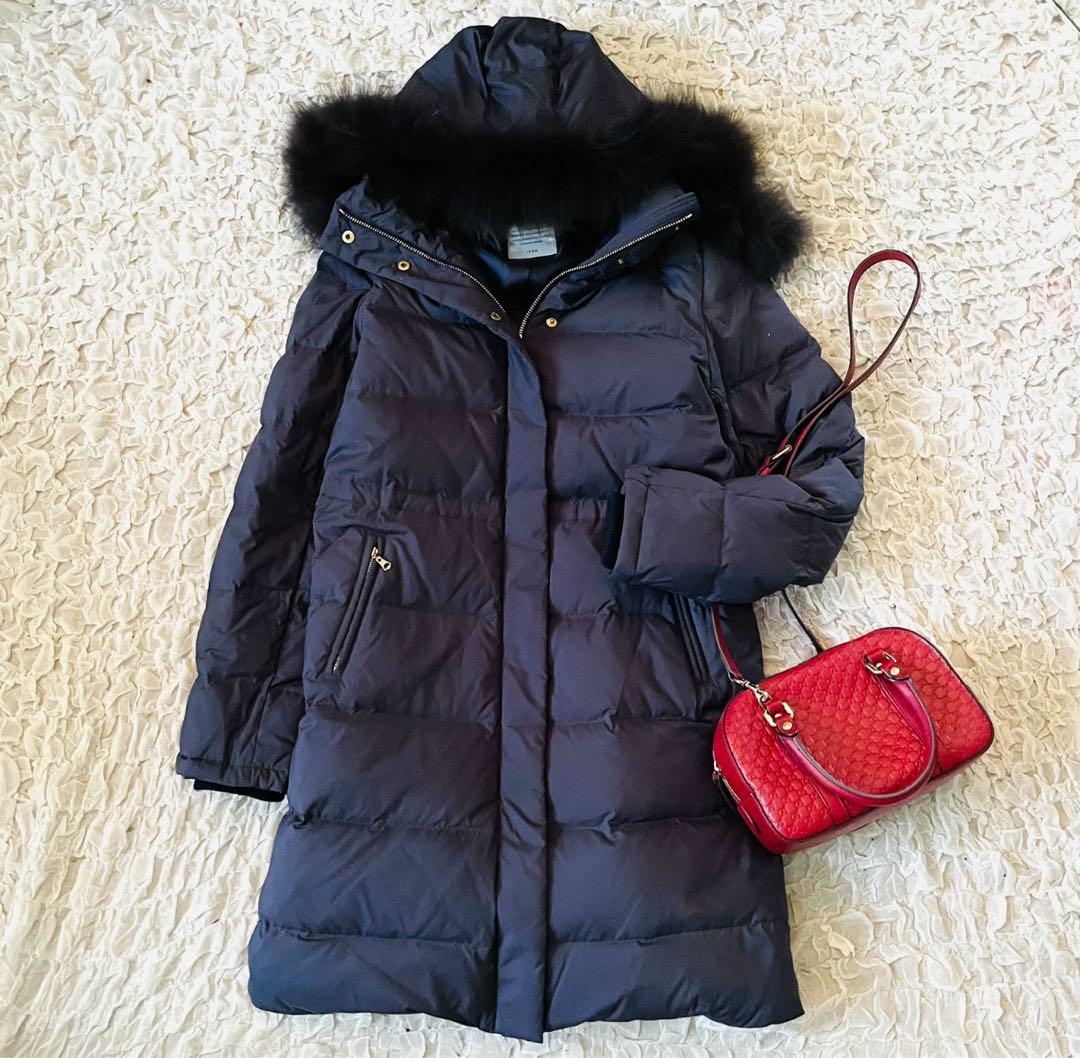 か*ん様 美品　名作✨イエナ5万　ロング ダウンコート フォックスファー 3wa