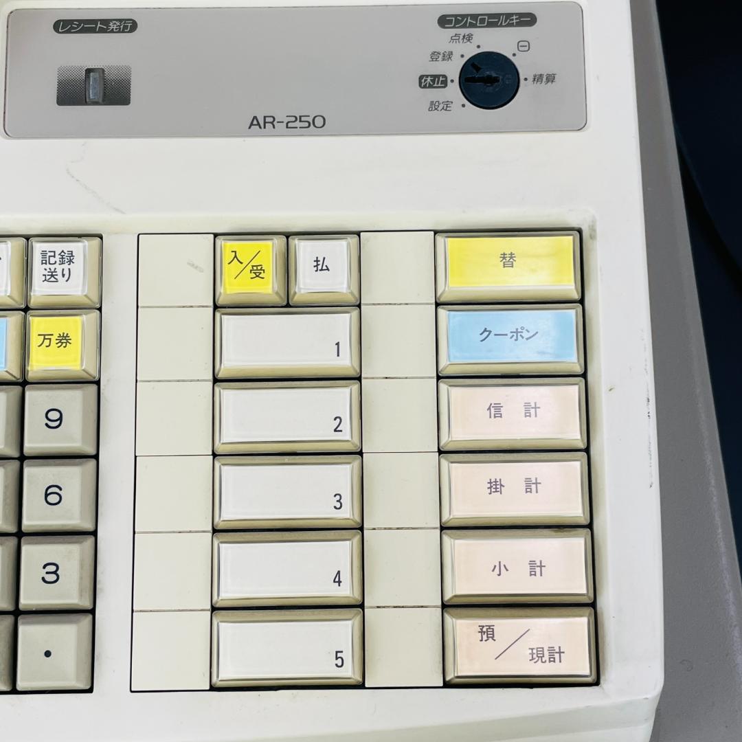 TEC 電子レジスター 背面液晶付 AR-250 店舗用品 【動作確認済み】
