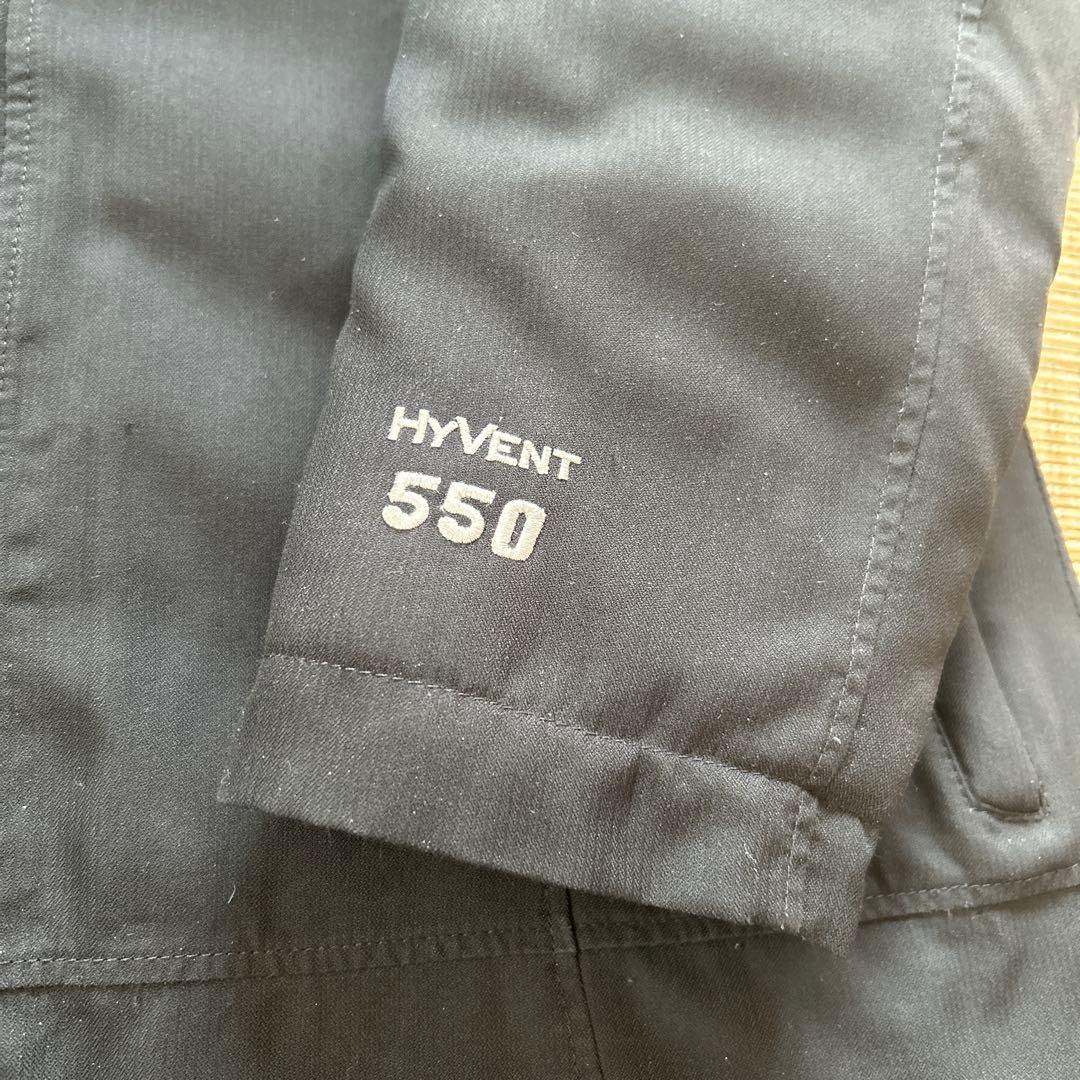 ノースフェイス ダウンジャケット ブルゾン 550フィル ハイベント 黒 SM