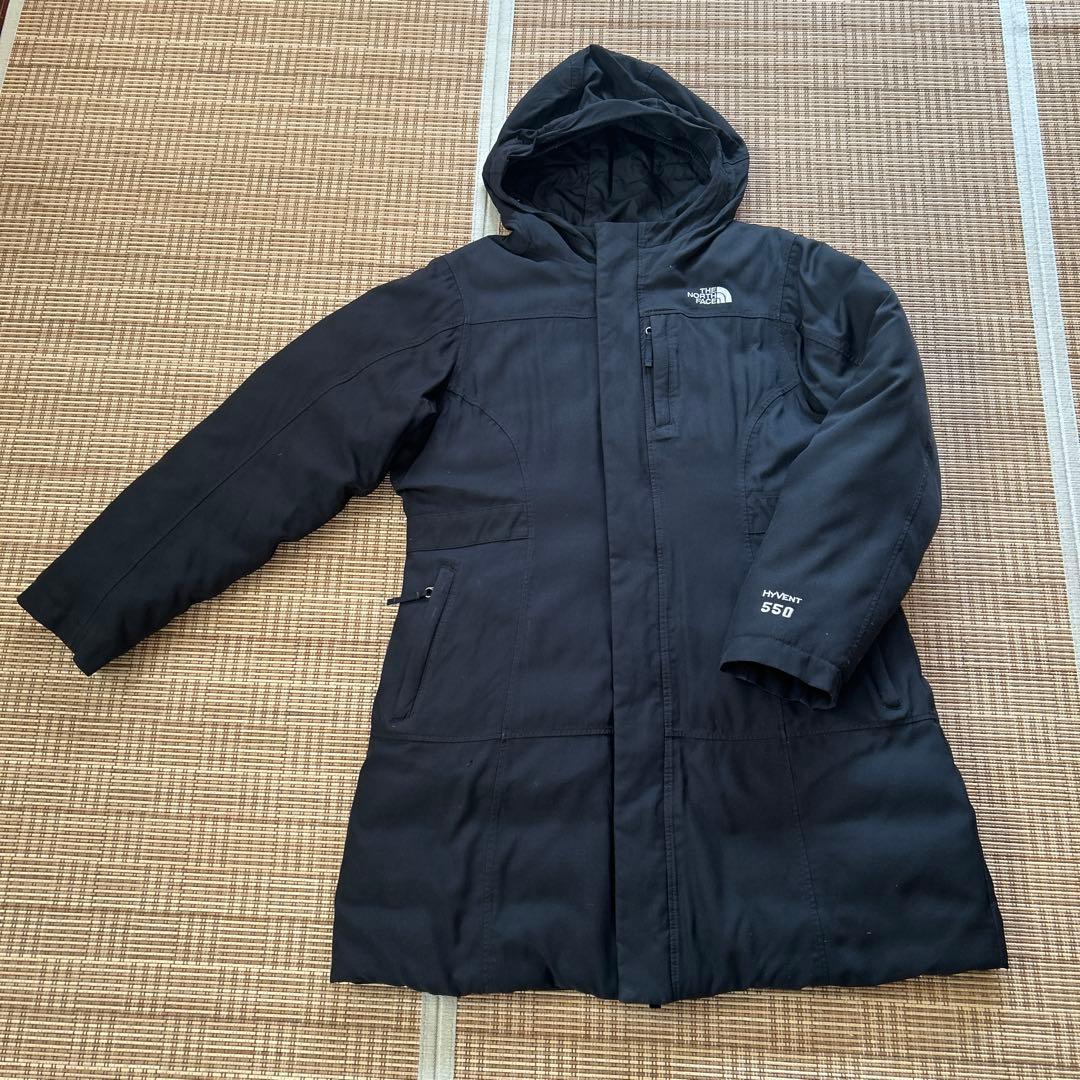 ノースフェイス ダウンジャケット ブルゾン 550フィル ハイベント 黒 SM