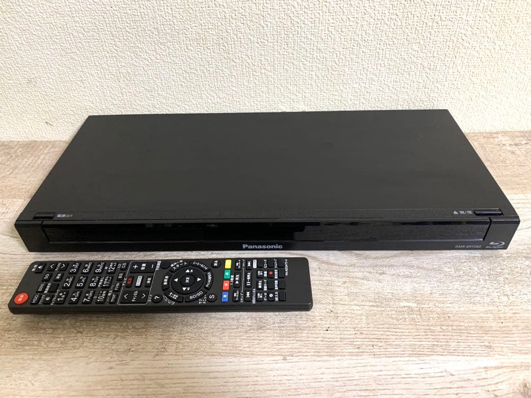 Panasonic DMR-BRT260 ブルーレイレコーダー　新品リモコン付き