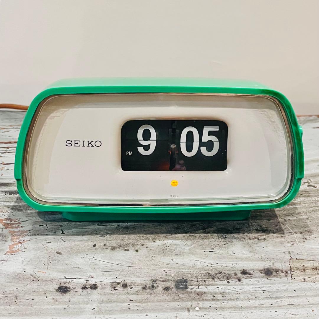 SEIKOパタパタ時計 デジタルクロック DZ634 昭和レトロ