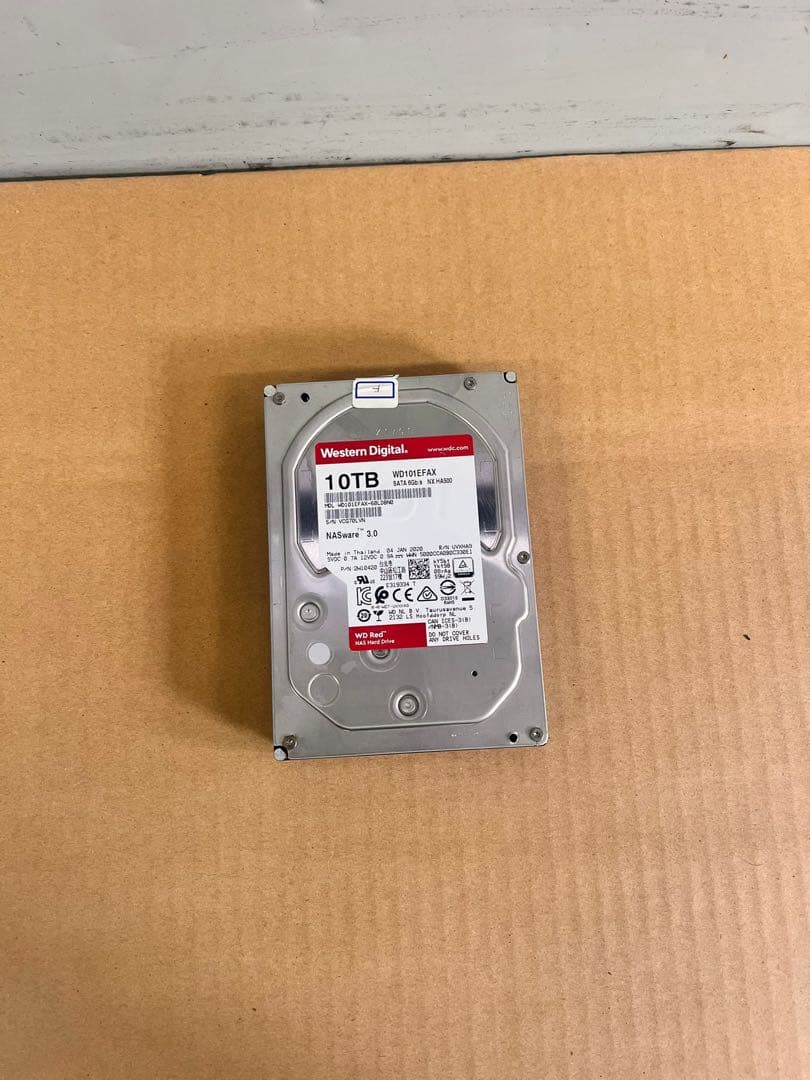 Western Digital 10TB WD101EFAX 動作未確認 現状品