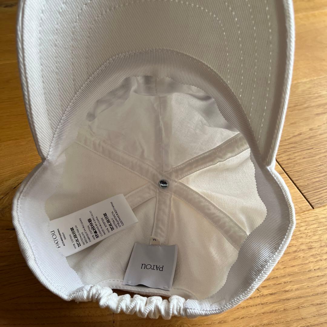 パトゥ　キャップ　ホワイトMサイズ