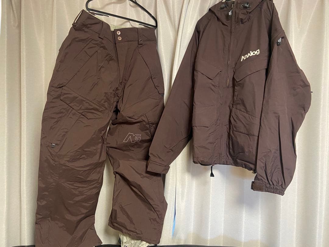 Analog スノーボードウェアセット ブラウン