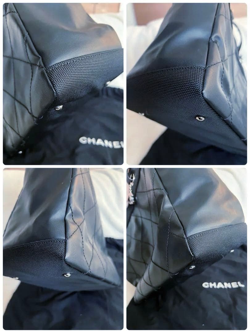 【最終お値下げ中】シャネル パリビアリッツ MM ブラック トート A4可