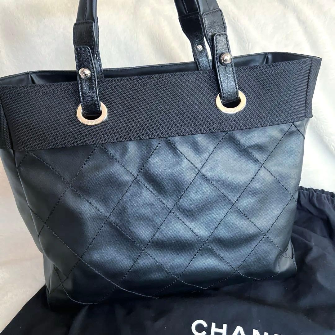 【最終お値下げ中】シャネル パリビアリッツ MM ブラック トート A4可
