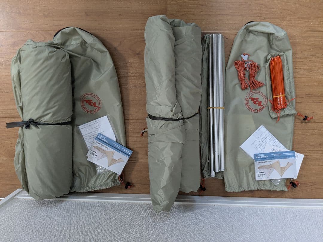 【美品】BIG AGNES　GOLD CAMP5＆メッシュインナー　ワンポール