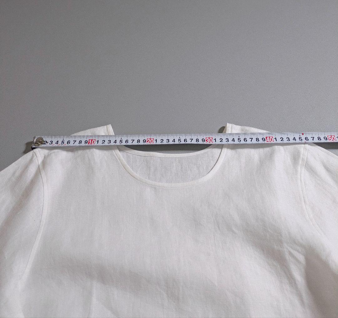 wafu【プレミアム】ずっと定番にしたくなるトップス リネンシャツ ホワイト白