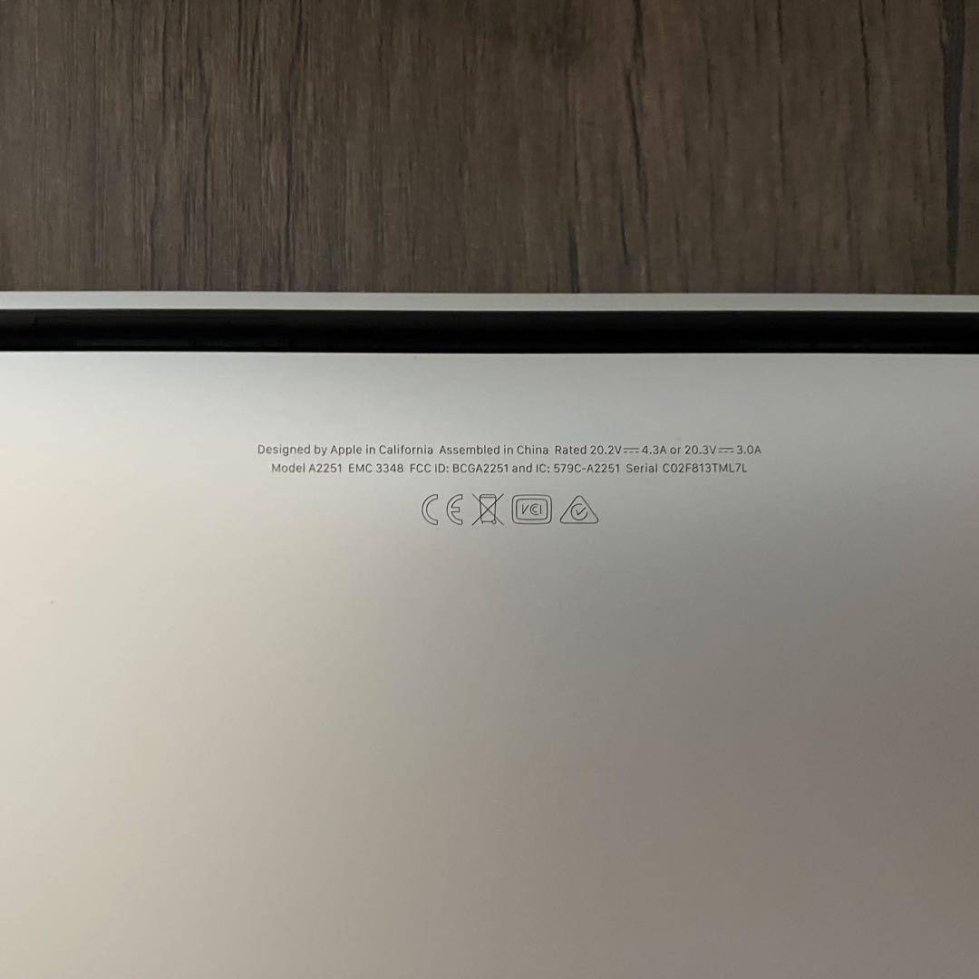 【美品】MacBook Pro 13.3インチ2020年（16GB/512GB）