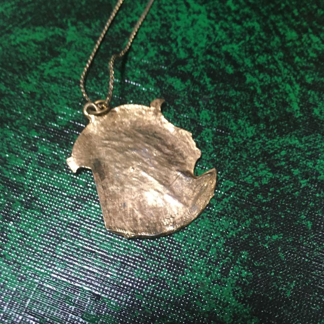 ビンテージネックレスゴールドエジプトピラミッドスフィンクスツタンカーメン金宝石謎