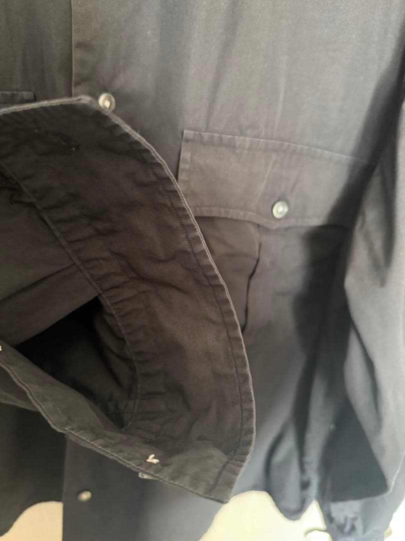 トップス Porter classic ROLL UP SHIRT BLACK